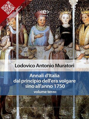 cover image of Annali d'Italia dal principio dell'era volgare sino all'anno 1750--volume terzo